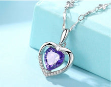 Load image into Gallery viewer, 925 Silver Necklace with Love Heart
