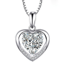 Load image into Gallery viewer, 925 Silver Necklace with Love Heart
